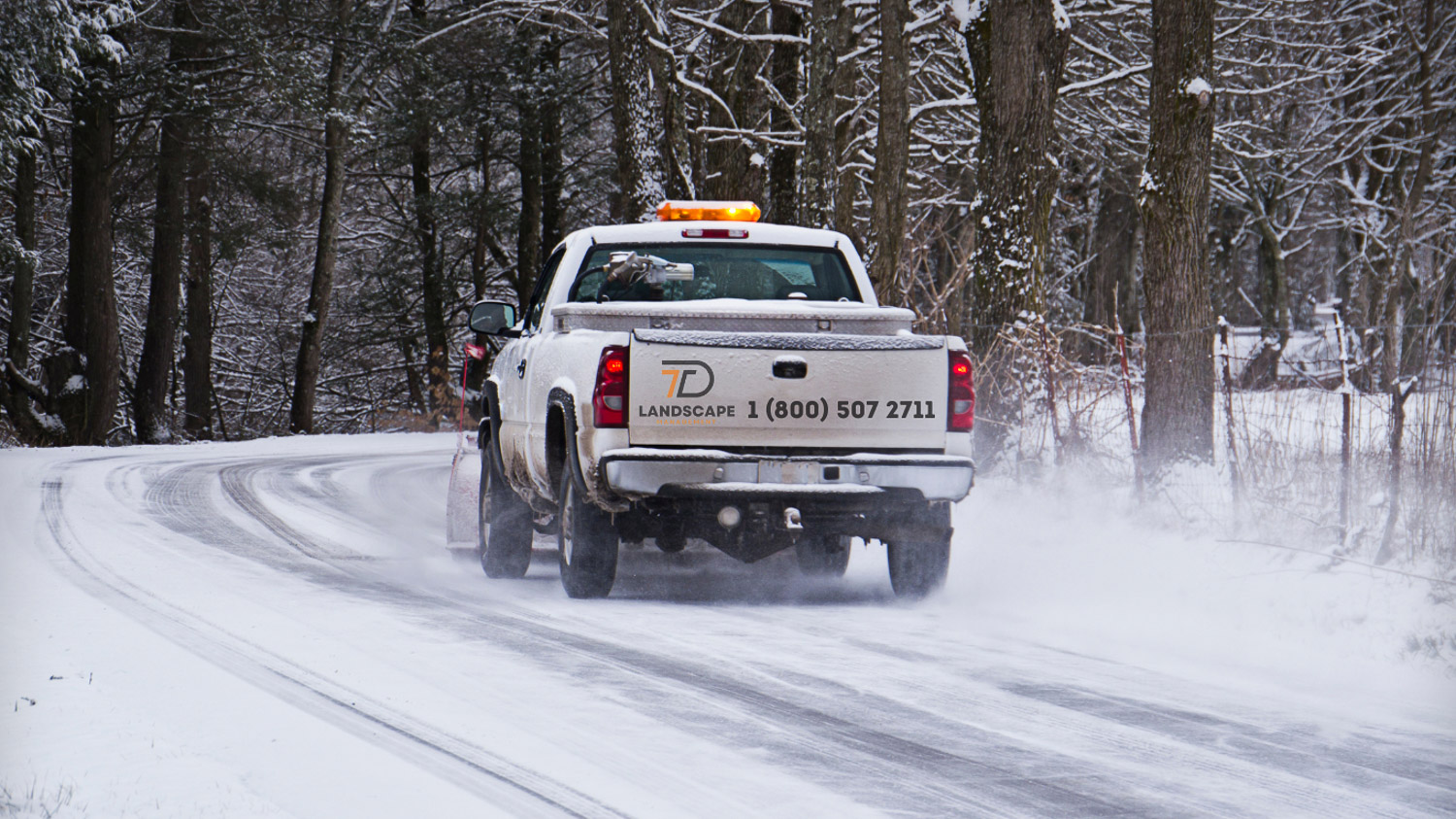 Winter Snow Removal Services by TD Landscape in Caledon, Orangeville, Bolton, Toronto