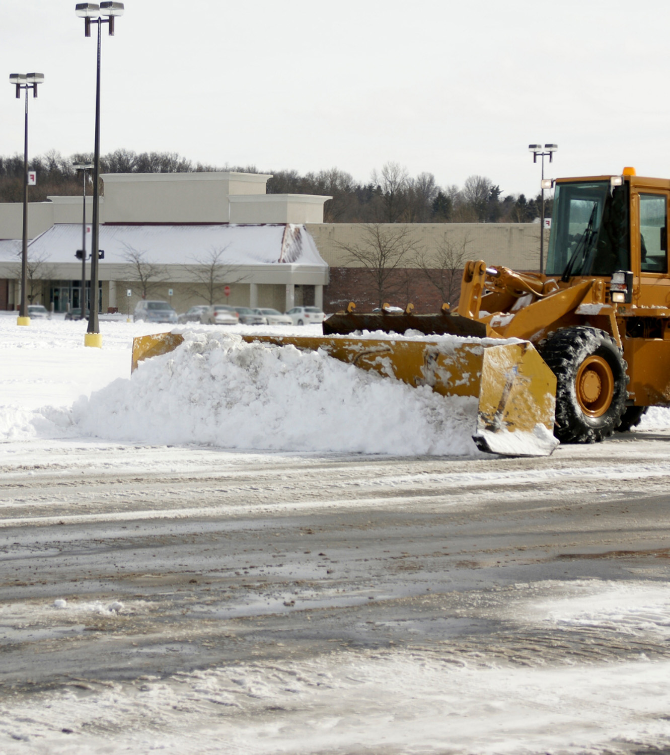 Winter Snow Removal Services by TD Landscape in Caledon, Orangeville, Bolton, Toronto